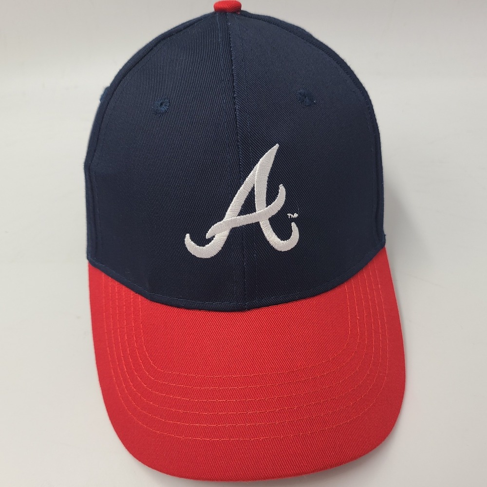 Atlanta Braves Hat Adjustable Blue‎ Red White MLB Baseball Logo SGA Casual Men